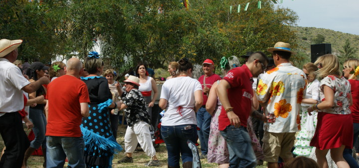 Cruz de Mayo, Fiesta Lubrin Andalusien