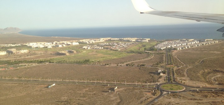 Ryanair Anflug Andalusien