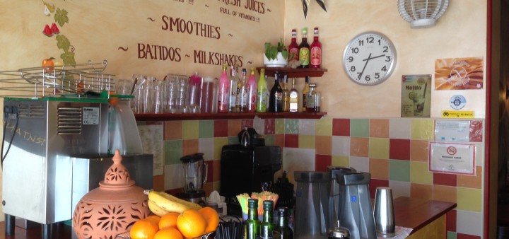 Trinkgeld in Andalusien in einer Bar