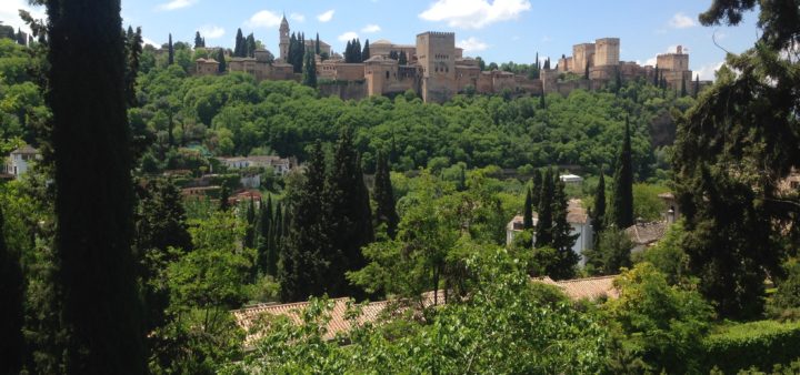 Alhambra Granada von Albaicin gesehen