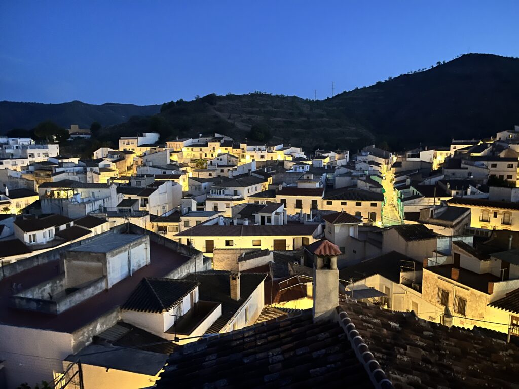 Bergdorf Lubrin in Andalusien, Andalusien im Herbst